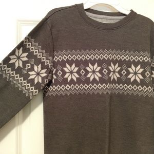 Snowflake sweater-knit (Boys 10-12 L)
